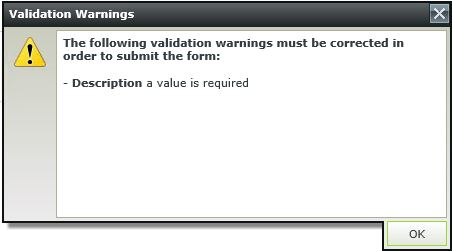 Image 13 - Complex Client Side Validation - The error being generated
