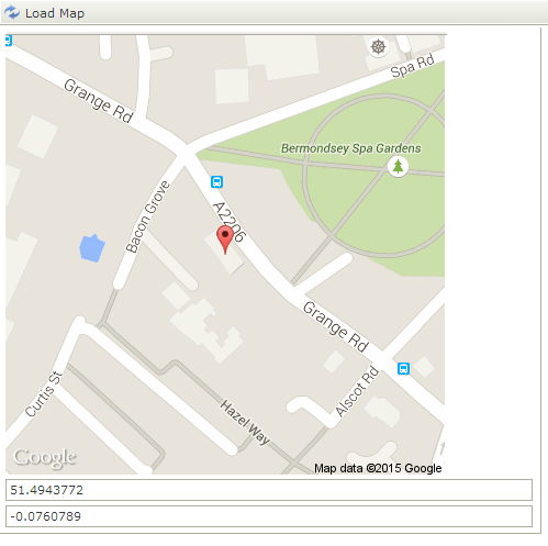 6 - Google Map display in K2 SmartForm