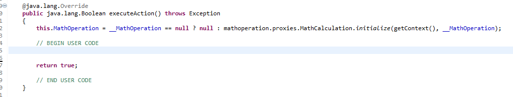 Custom Java in Mendix - Step 8